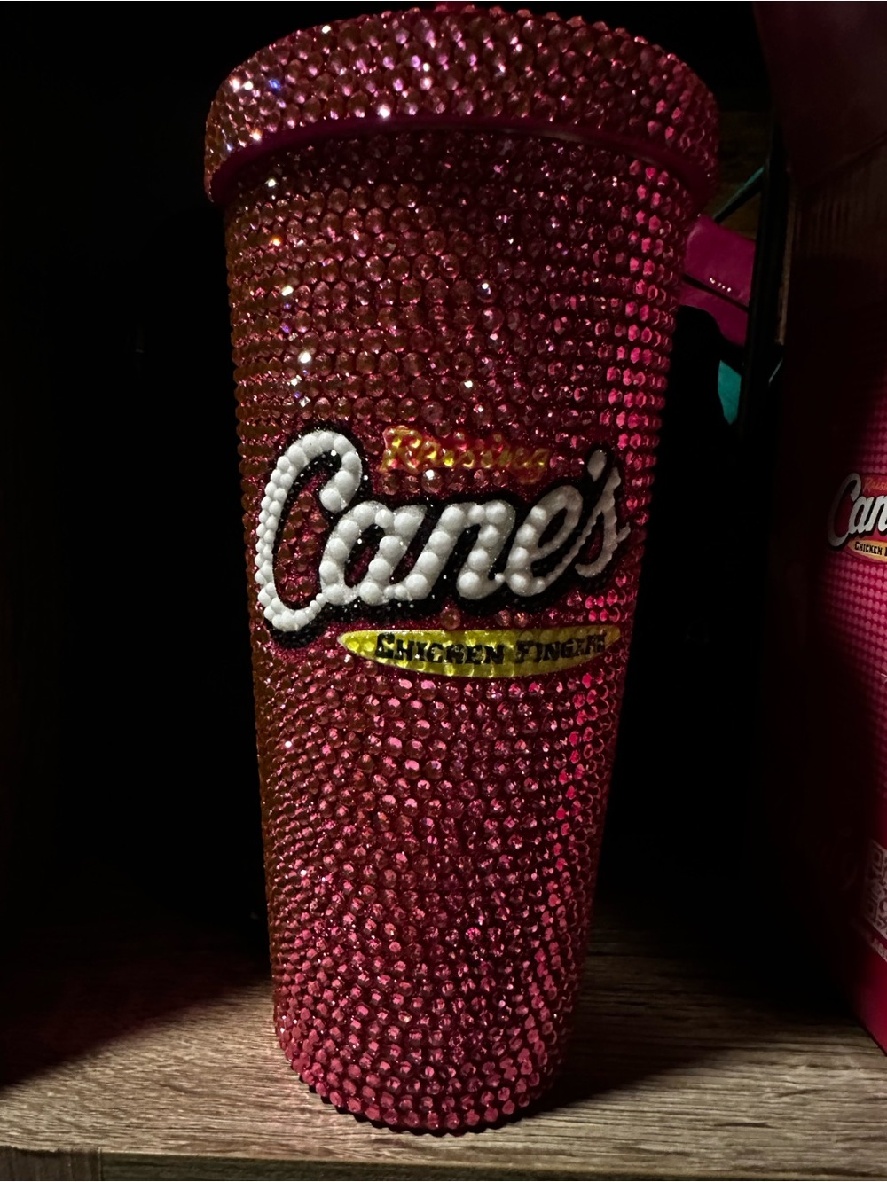 Mehan moroney Pink Crystal Embellished Tumbler rare limited edition - Picture 2 of 7
